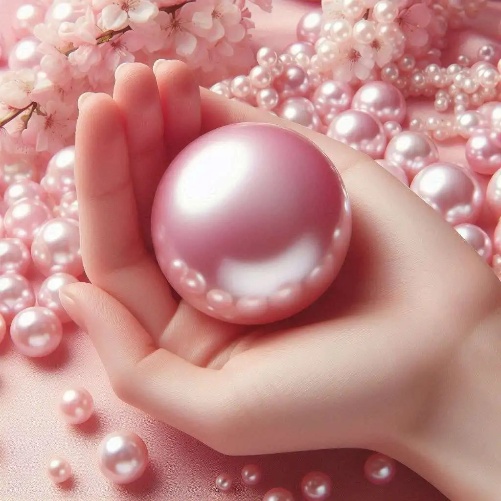 pink pearls are classic ones